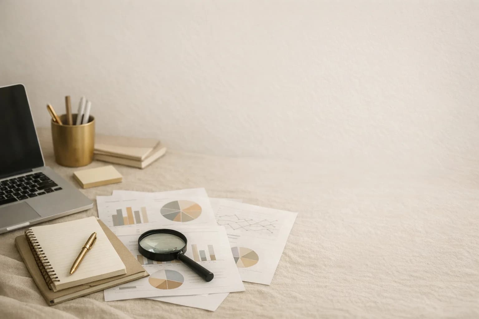 Abstrakter Hintergrund, der die Automatisierung der Content-Erstellung darstellt