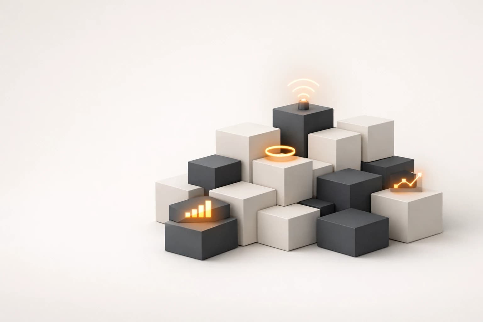 Fundo abstrato ilustrando operações de ecommerce