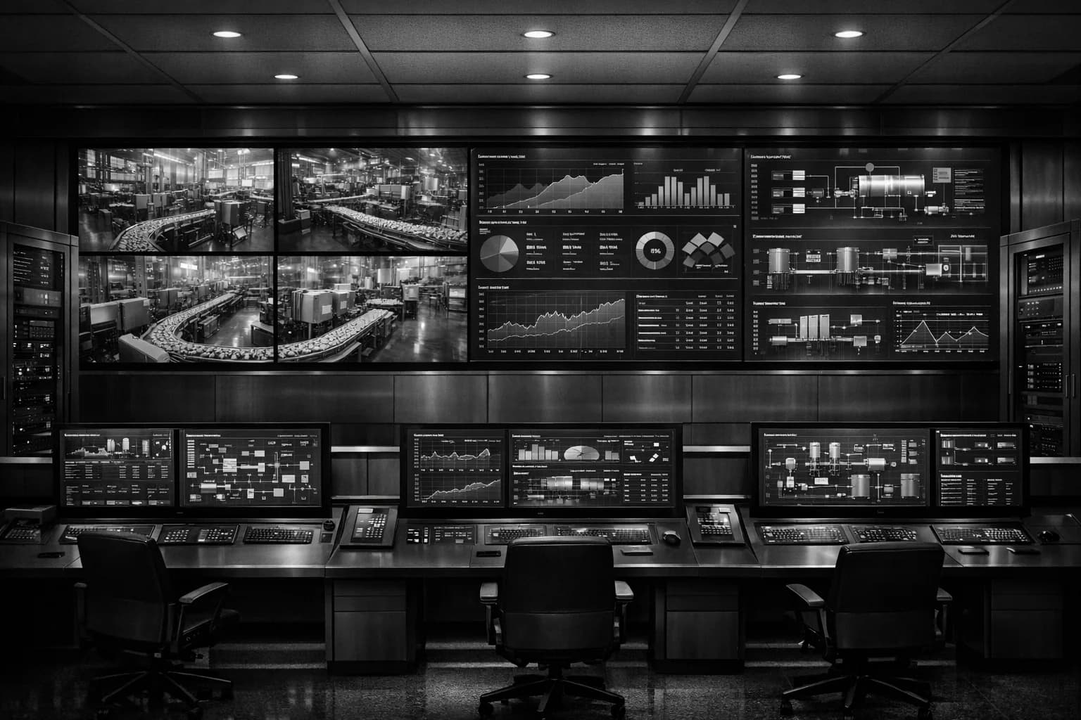 Datadrivet kontrollcenter för livsmedelstillverkning