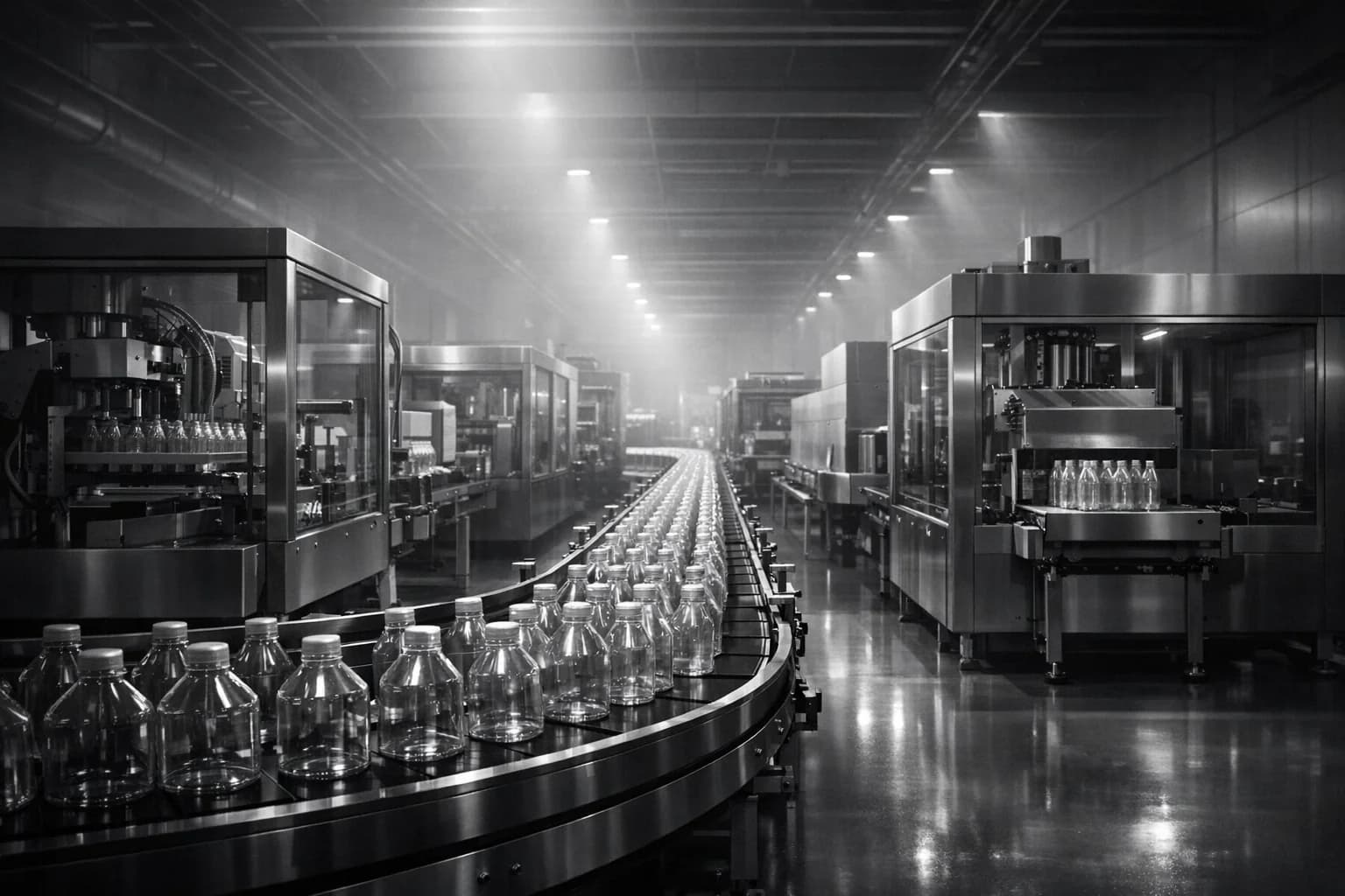 Кінематичний виробничий конвеєр пластикового паковання