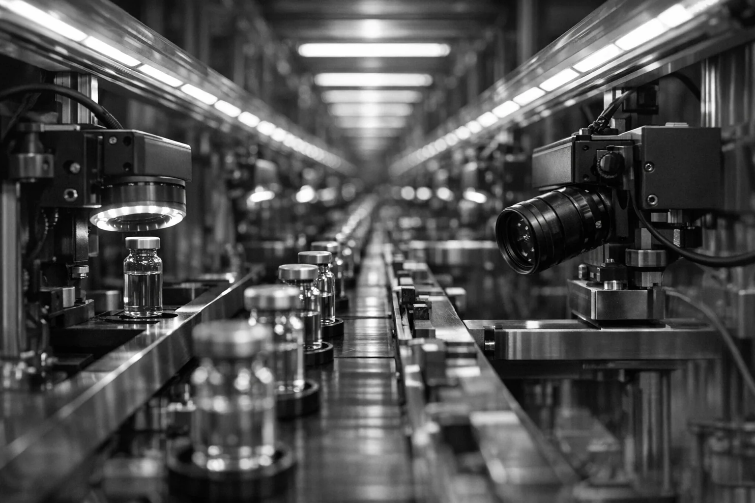 Ispezione con computer vision di compresse e flaconi