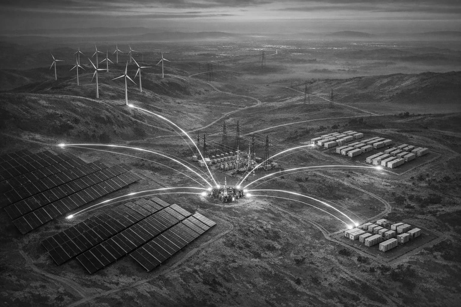 Integrated grid orchestration of renewable assets