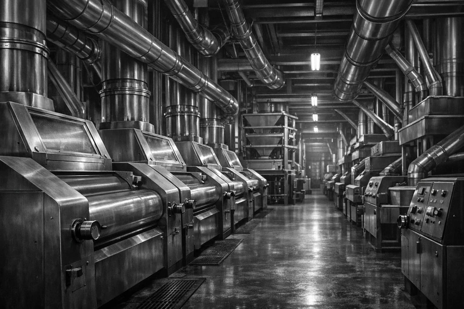 Moderne meelfabriek en maalapparatuur